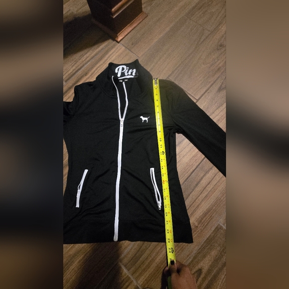 PINK Victoria's Secret Black Zip-Up Jacket - Picture 3 of 7